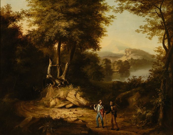 Hunters in a Landscape | Thomas Cole National Historic Site